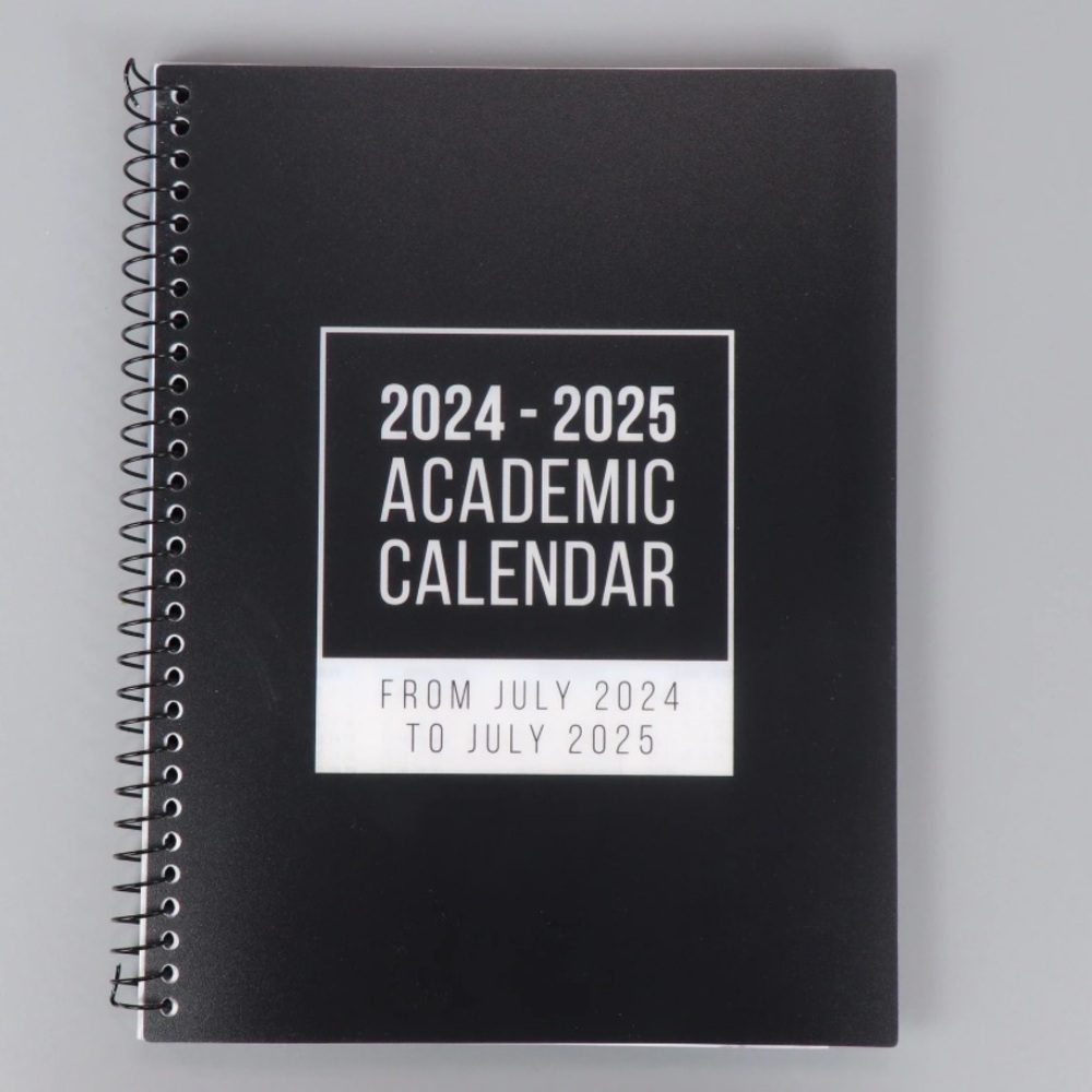Academic calendars 24-25!!! New design w/color time blocks! ADHD focus!